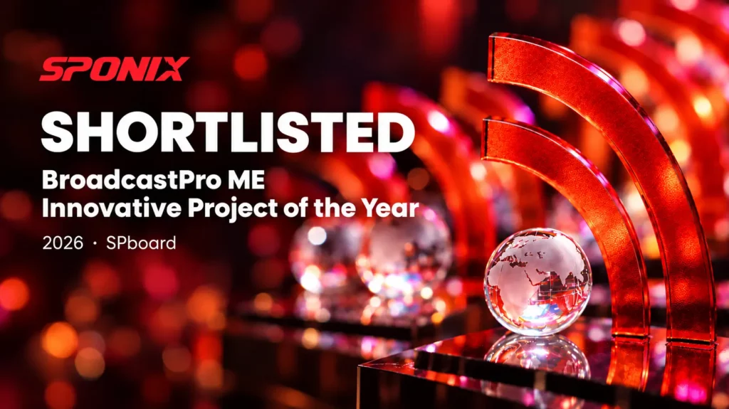 SPboard Shortlisted at the ASBU BroadcastPro ME Awards 2026